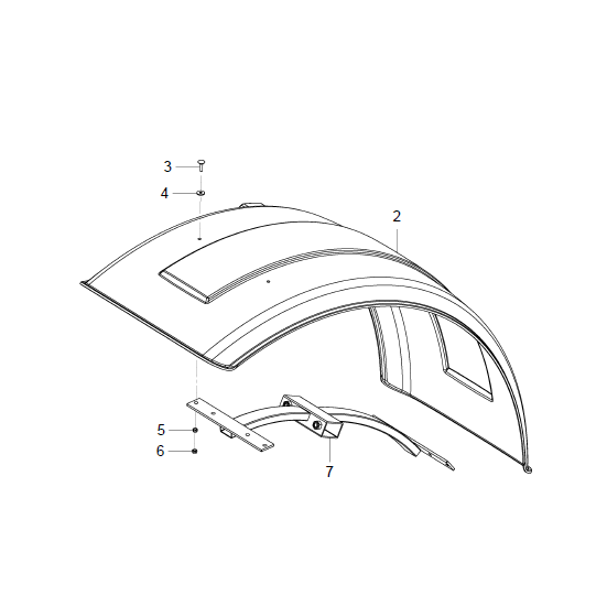 ACV0267770 FRONT MUDGUARD