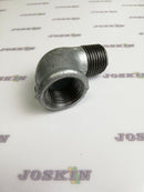 1/2" male/ female elbow